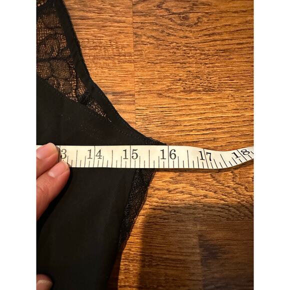 Etam Embleme Black Lace Trim Mesh Nuisette - Size Small Nordstrom Sleepwear - Picture 9 of 10